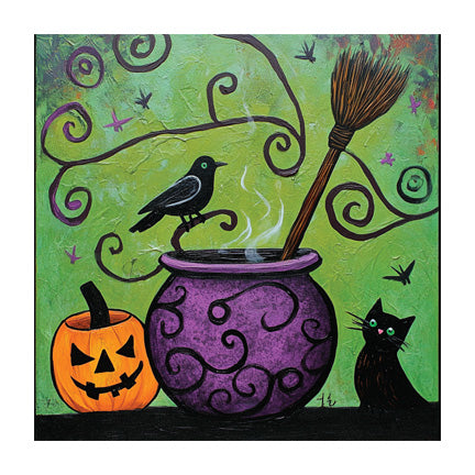 Needle Felting Pattern - Witch Hunt